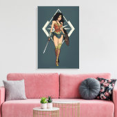 Toile Wonder Woman With Sword Comic Art (Insitu(Salon))