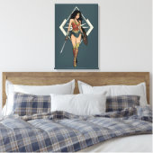 Toile Wonder Woman With Sword Comic Art (Insitu(Chambre))