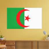 Toile wonderfuom design of an algeriflag (Insitu(Salon))