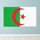 Toile wonderfuom design of an algeriflag (Insitu (Plancher de Bois))