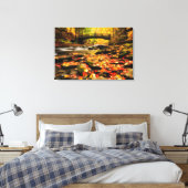 Toile Wooden Bridge and Creek (Insitu(Chambre))