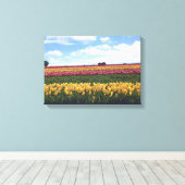 Toile Wooden Shoe Tulip Farm, Woodburn, Oregon (Insitu (Plancher de Bois))