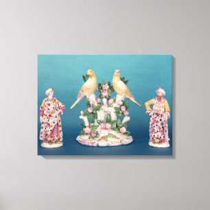 Toile Worcester de Turc et de son compagnon avec des