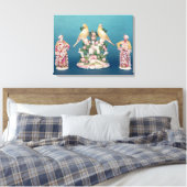 Toile Worcester de Turk et son compagnon avec les oiseau (Insitu(Chambre))
