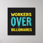 Toile Workers Over Billionaires: Power to the People HD (Recto)