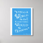 Toile World of My Own - Alice Canvas Imprimer (Recto)