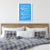 Toile World of My Own - Alice Canvas Imprimer (Insitu(Chambre))