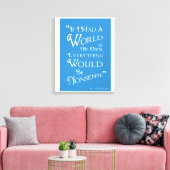 Toile World of My Own - Alice Canvas Imprimer (Insitu(Salon))