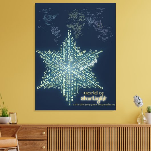 Toile World of Starlight Canvas Print (Insitu(Salon))