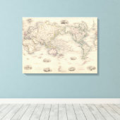 Toile World On Mercator's (Insitu (Plancher de Bois))