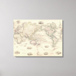 Toile World On Mercator's
