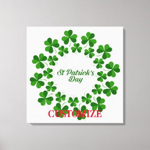 Toile Wreath de la Saint Patrick Thunder_Cove
