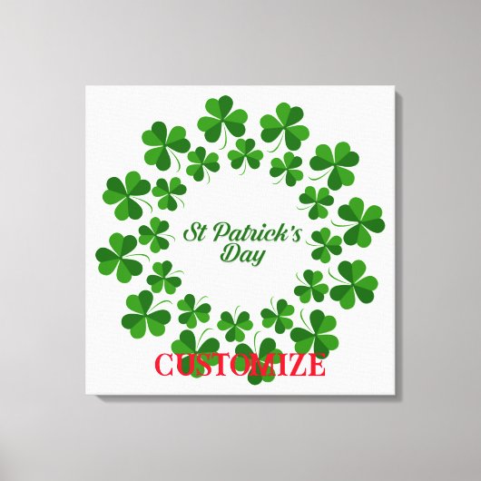Toile Wreath de la Saint Patrick Thunder_Cove (Recto)