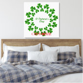 Toile Wreath de la Saint Patrick Thunder_Cove (Insitu(Chambre))