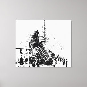 Toile Wreck vintage Paris P&I