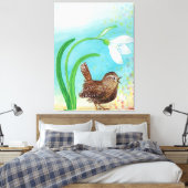 Toile Wren Bird Singing (Insitu(Chambre))
