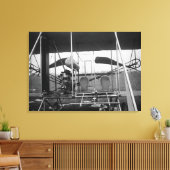 Toile Wright Brothers Plane avec Pilot et (Insitu(Salon))