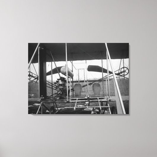 Toile Wright Brothers Plane avec Pilot et (Recto)