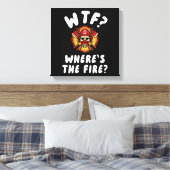 Toile WTF Où est le pompier ? (Insitu(Chambre))