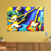 Toile WVVG, Art Style Van Gogh Abstrait (Insitu(Salon))