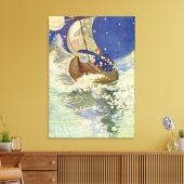 Toile Wynken, Blynken et Nod de Willie Pogány (Insitu(Salon))