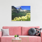 Toile Xerophyllum de Logan Pass dans le parc national de (Insitu(Salon))