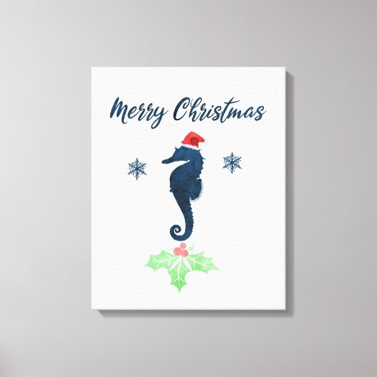 Toile Xmas Seahorse (Recto)