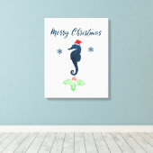 Toile Xmas Seahorse (Insitu (Plancher de Bois))