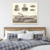 Toile yacht à vapeur en fer ondulé (Insitu(Chambre))