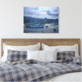 Toile yachts amarrés en fin d'après-midi (Insitu(Chambre))