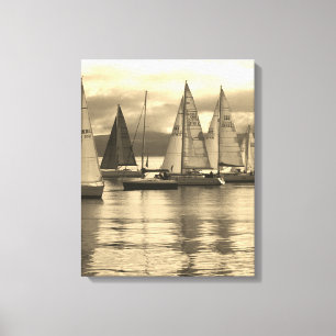 Toile Yachts dans la baie de Rothesay, en Écosse.