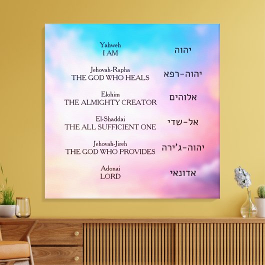 Toile Yahweh (Insitu(Salon))