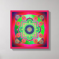 YANTRA - grande roue - vert rose