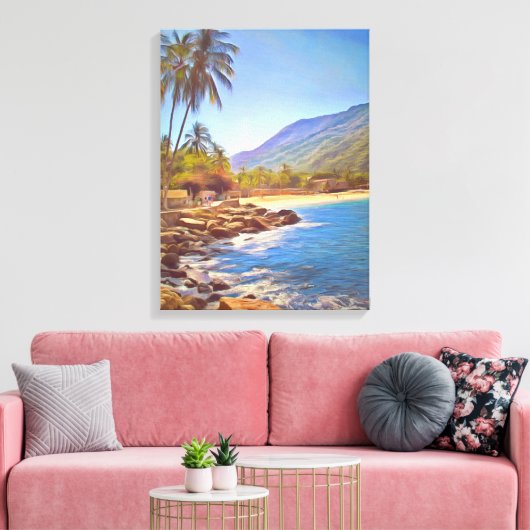 Toile Yelapa Beach 761 Art original (Insitu(Salon))