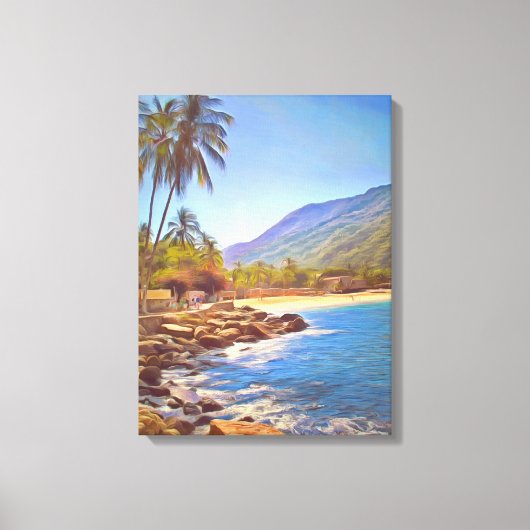 Toile Yelapa Beach 761 Art original (Recto)