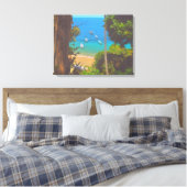 Toile Yelapa Mexique Plage Côtière 1017 Art (Insitu(Chambre))