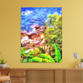 Toile Yelapa Pittoresque Path View 0819 Art (Insitu(Salon))