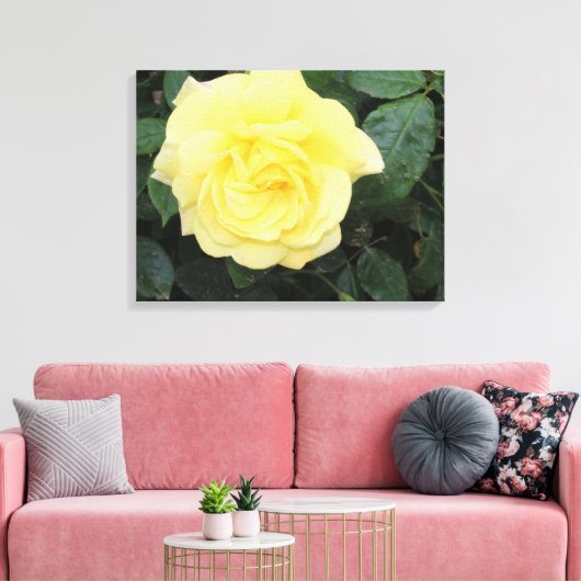 Toile Yello Rose (Insitu(Salon))