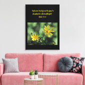 Toile Yellow Aster Wildflowers Canvas Print (Insitu(Salon))