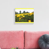 Toile Yellow Tulip Field (Insitu(Salon))