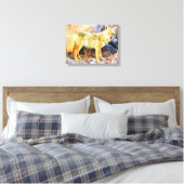 Toile Yellowstone Coyote (Insitu(Chambre))