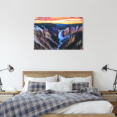 Toile Yellowstone Falls Canvas (Insitu(Chambre))