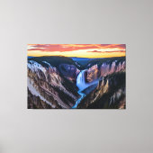 Toile Yellowstone Falls Canvas (Recto)