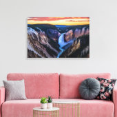 Toile Yellowstone Falls Canvas (Insitu(Salon))