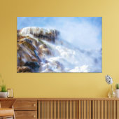 Toile Yellowstone Mammoth Falls Canvas Art (Insitu(Salon))