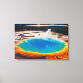 Toile Yellowstone Prismatic Hot Pot Canvas Art (Recto)