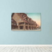 Toile Yellowstone, WY - Entrée de la Old Faithful Inn (Insitu (Plancher de Bois))