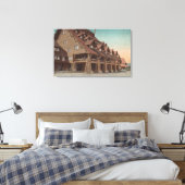 Toile Yellowstone, WY - Entrée de la Old Faithful Inn (Insitu(Chambre))