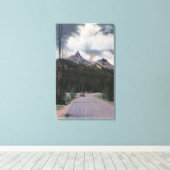 Toile Yellowstone, WY - Index & Pilot Peaks, Cooke (Insitu (Plancher de Bois))