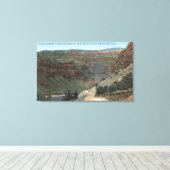 Toile Yellowstone, WY - Yellowstone Highway and Wind 2 (Insitu (Plancher de Bois))